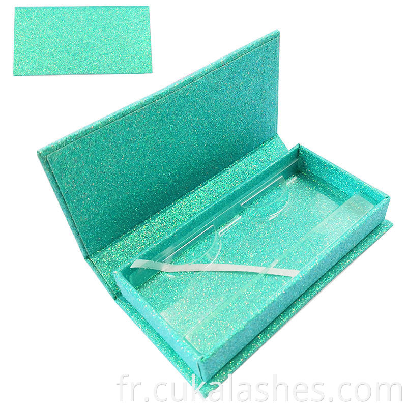 Blue Eyelash Boxes